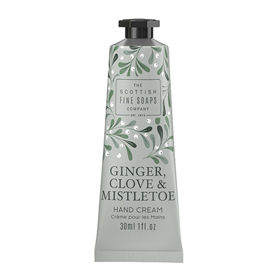 Krem për duar Scottish Fine Soaps Ginger Clove & Mistletoe, 30 ml