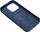 Kapak telefoni Silicone Leather Mag për iPhone 14 Plus, me MagSafe, blu
