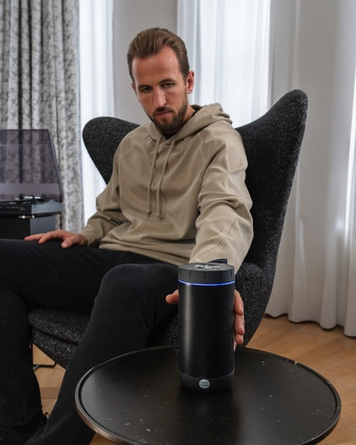 Altoparlant Bluetooth Our Pure Planet Signature, 360°, 15 orë bateri, i zi