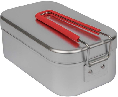 Enë kampingu Trangia Mess Tin Small 500310, alumini, dorezë e kuqe