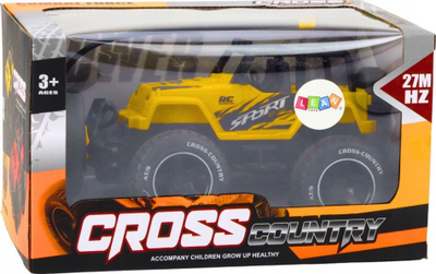 Makina me telekomandë Leantoys Off-Road 1:18, 245 x 155 mm, e verdhë