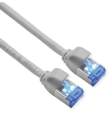 Kabllo rrjeti ROLINE S/FTP Patch Cord Cat.6A, 2m, PoE, gri