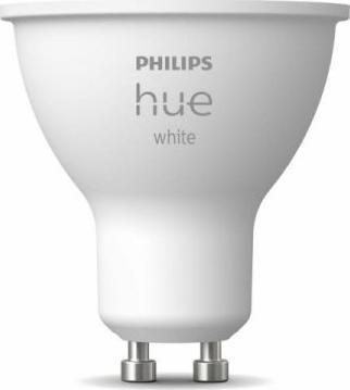 Llambë smart Philips Hue GU10, 5.2W LED, Bluetooth, dritë e bardhë
