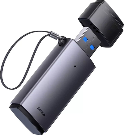 Lexues kartash Baseus Lite Series WKQX060013, USB, SD TF, gri
