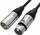 Kabllo audio Maono XLR, 3 pin, 1.8 m, e zezë