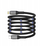 Kabllo magnetik Maxlife MXUC-11 USB-C në Lightning, 1 m, 27W, najlon i zi