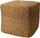 Puf katror Home&amp;Styling, 40x40x38 cm, seagrass natyral