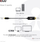 Kabllo USB Club 3D USB C në HDMI, 1.8m, e zezë