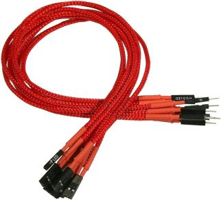 Set kabllosh Nanoxia, 0.3 m, i kuq