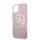 Kuti telefoni Guess Hard Case për iPhone 11 Pro, me xixa, rozë