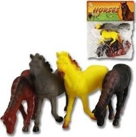 Set lodrash Pegaz Toys Koniki, figura kuaj plastikë, shumëngjyrësh