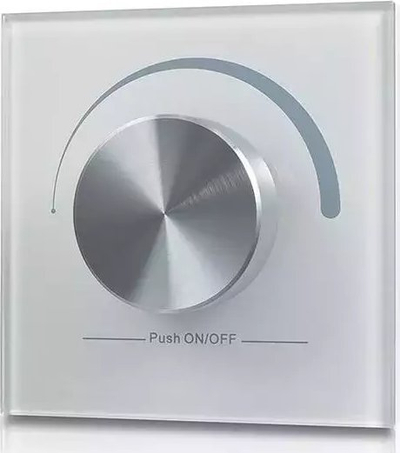 Регулатор за LED светло Sunricher EASY RF SR-2805R, со вртење, ѕиден, бел