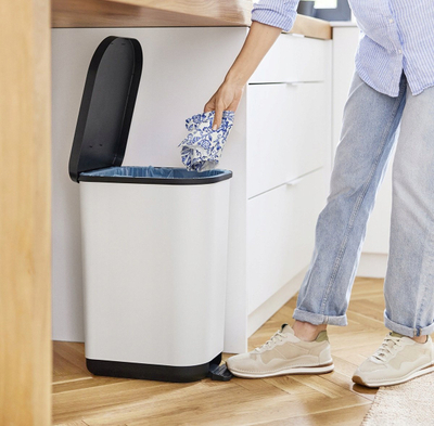Kosh plerash Rotho RIBO Pedal Bin, 35L, plastik, gri