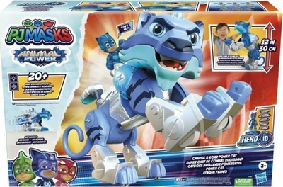 Figurë superhero Hasbro PJ Masks Battle Cat, 45 x 22 cm, drita dhe tinguj, shumëngjyrëshe