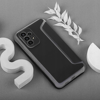 Këllëf portofol Piano Book për Samsung Galaxy A55, me kapak si libër, shkon me karikim wireless, i zi