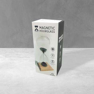 Orë rëre magnetike Mad Monkey 2000068, me bazë druri, për zbukurim, me rërë të zezë