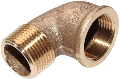 Bërryl lidhës Viega, 90 °, 3/4 ", bronz