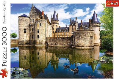 Puzzle Trefl Castle in Sully sur Loire, 3000 copë, 116x85 cm, shumëngjyrësh