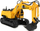 Eskavator lodër me komandë në dorë Jamara S-Matic, RC 2.4GHz, me zinxhirë gome, i verdhë