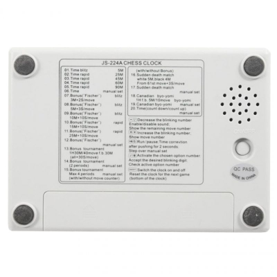 Orë shahu Smj JS-224A, digjitale, ekran i madh, gri