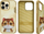 Mbulesë telefoni Nimmy Big Eyed Pet Cat 2.0 për iPhone 15 Pro Max 6.7", e fortë, ngjyrë khaki