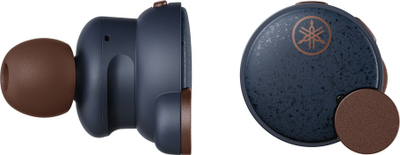 Kufje wireless in-ear Yamaha TW-E7B, me zhurrmë-anulim, bateri gati 22 orë, blu e errët