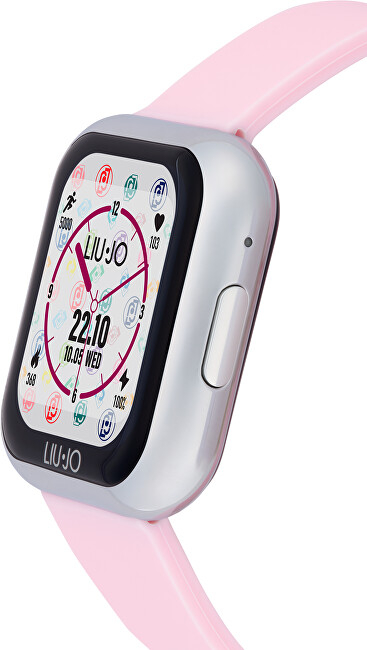 Orë e mençur Liu Jo Smartwatch Voice Mini SWLJ139, rozë