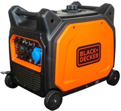 Gjenerator Black+Decker BXGNi6500E, 6.5kW, inverter benzinë 230V, portokalli