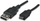 Kabllo Manhattan USB-A në microUSB, 0.5m, e zezë