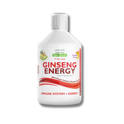 Suplement Swedish Nutra Ginseng Energy, 500ml
