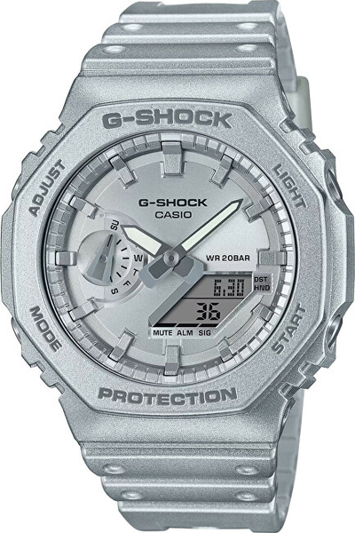 Orë për meshkuj Casio G-SHOCK Forgotten Future GA-2100FF-8AER (619), e hirtë