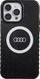 Kapak telefoni Audi IML Big Logo MagSafe për iPhone 14 Pro Max, i pajtueshëm me MagSafe, i zi