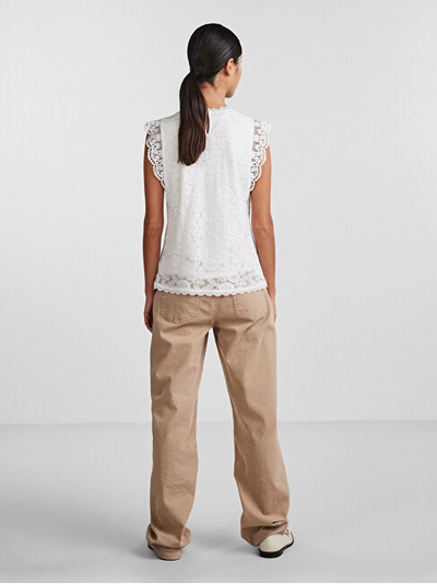 Maicë Pieces PCOLLINE Regular Fit, e bardhë
