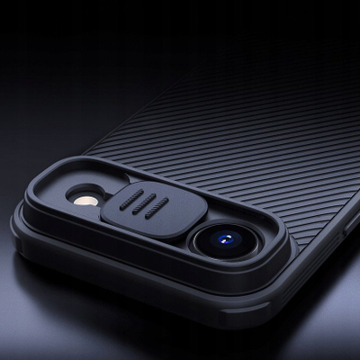 Mbulesë magnetike Nillkin CamShield PRO për iPhone 17 Air, me rrëshqitës kamere, e zezë