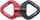 Swivel për aerial Tiguar KR2200, ngarkesa 28 kN, i kuq e zi