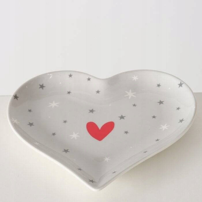 Enë dekorative Boltze Home Anella, 17 x 17 x 2 cm, gri