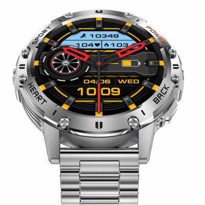 Ora e zgjuar Gravity GT22-2, ekran me ngjyra, Bluetooth, ngjyrë argjendi