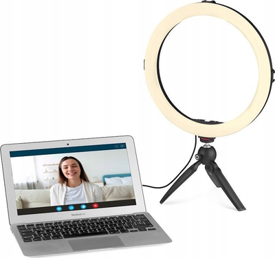 Dritë rrethore JOBY Beamo Ring Light 12", 10 nivele drite, USB, e bardhë