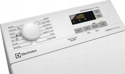 Lavatrice Electrolux PerfectCare 600 SensiCare, ngarkim nga lart, e bardhë