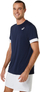 Bluzë sportive për meshkuj Asics Court SS Top 2041A255, material i ajrosshëm, blu e errët