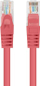 Kabllo rrjeti Lanberg Patchcord, Cat6 UTP, 1m, paketim 10 copë, e kuqe
