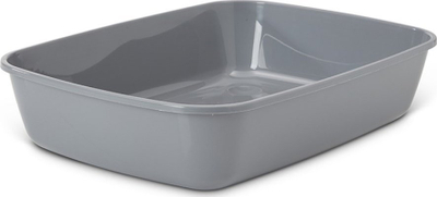 WC plastik për mace, 42 cm, i hapur, blu