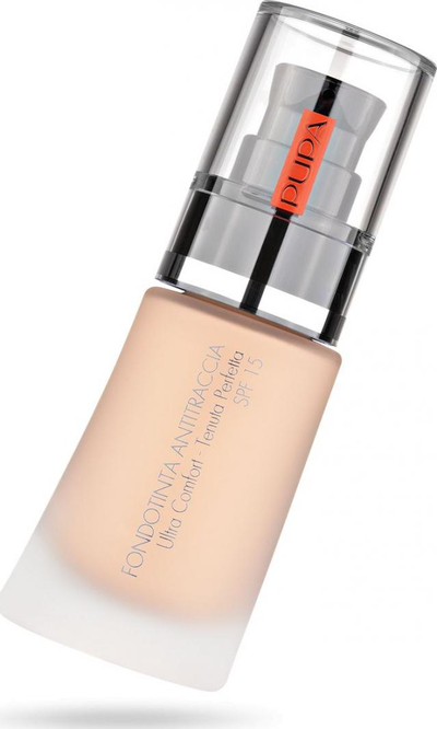 Krem pudër Pupa No Transfer SPF15 100 Porcelain, 30ml