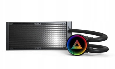 Ладилник за процесор Montech LightFlow ARGB 240, радијатор 240mm, ARGB, црн