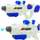 Lodër pistoletë uji Mechanically Pumped Rifle, 600ml, e bardhë dhe blu