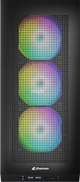 Kullë kompjuteri Sharkoon QB One, mini tower, USB 3.0, e zezë