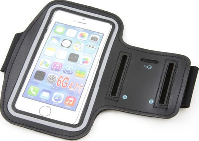 Mbajtëse krahu Xrec Armband për telefon deri 6\", neopren, e zezë