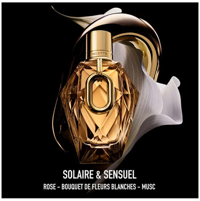 Set Paco Rabanne Million Gold For Her, EDP, 90 ml + locion trupi, 100 ml + EDP, 10 ml