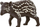 Figurë lodër Schleich Small Tapir, plastike, e bojrume me dorë, shumëngjyrëshe