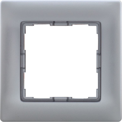 Kornizë teke KOS Vena 514081, 80x80mm, alumin, gri